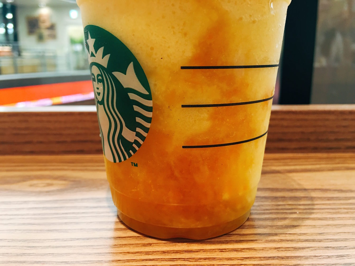 Starbucks crashed orange frappuccino 3